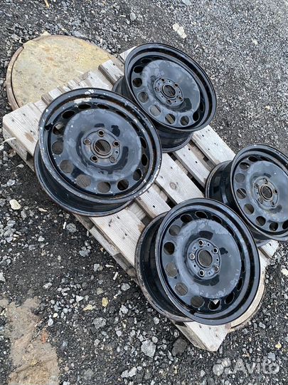 Штампованные диски ауди фольцваген r16 5 112