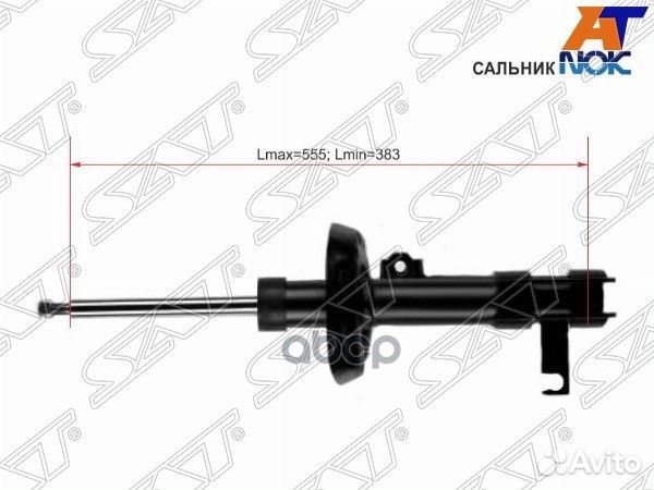 Стойка передняя chevrolet cruze/opel astra J 09