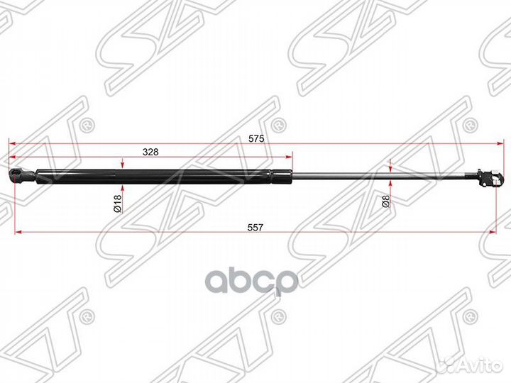 Амортизатор крышки багажника lexus IS250/350 05-13