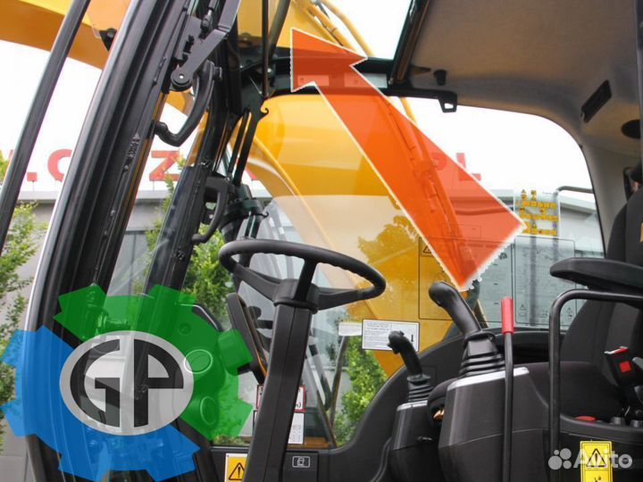 Стекло люка JCB 160 экскаватор