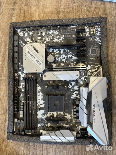 Материнская плата asrock b450 steel legend