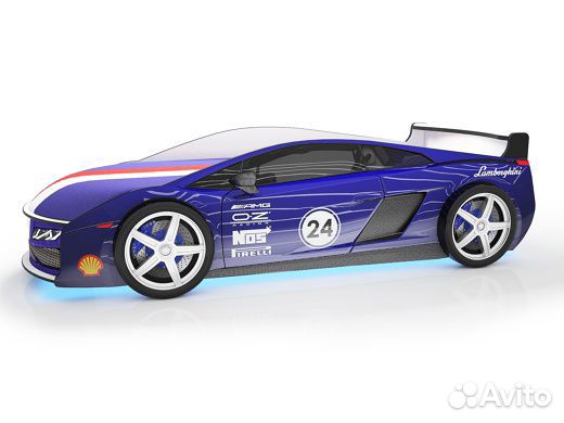 Детская кровать машинка