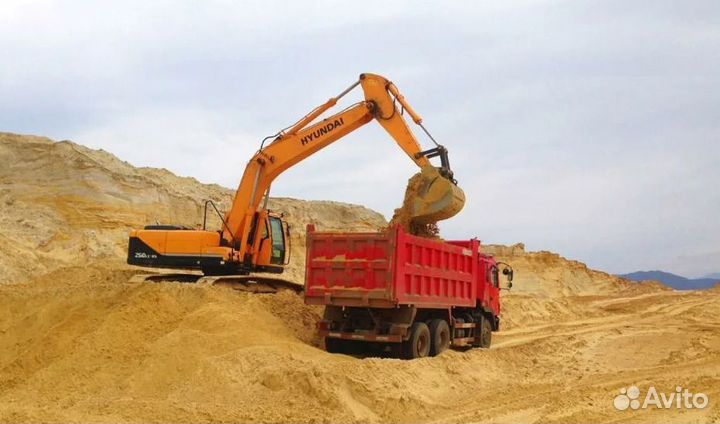 Доставка песка по Кинельскому р-ну. 1-30т за рейс