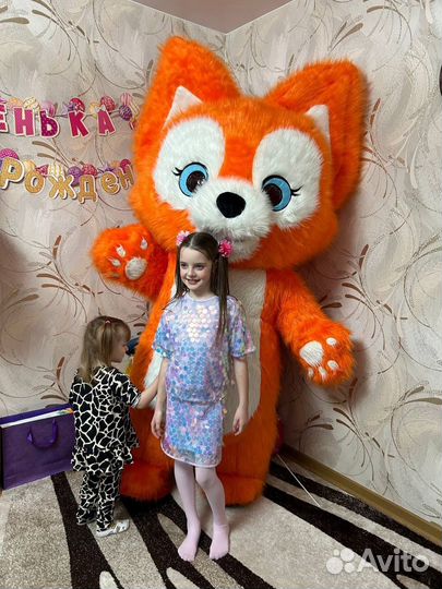 Ростовая аэрокукла лисенок,новика