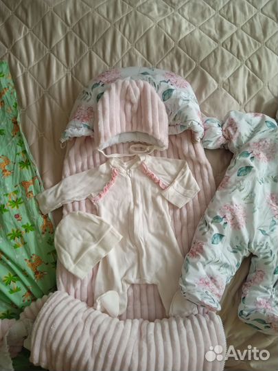 Зимний комплект на выписку р. 56-68