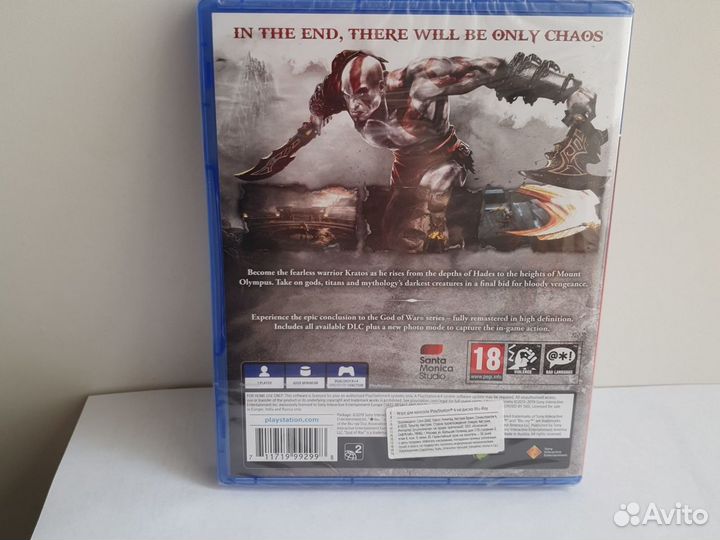 Игра для PS4 Sony God of War 3. Обновленная версия
