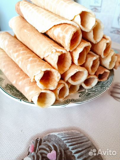 Вафельные трубочки