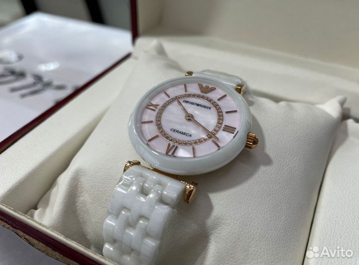 Часы женские armani керамические