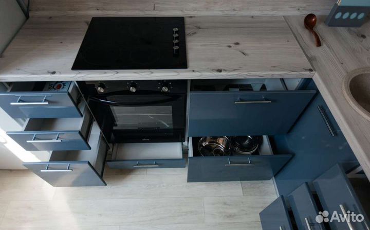 Замена столешницы и фасадов для кухни мебели