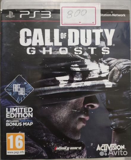 Игра на ps3 Call of Duty Ghosts