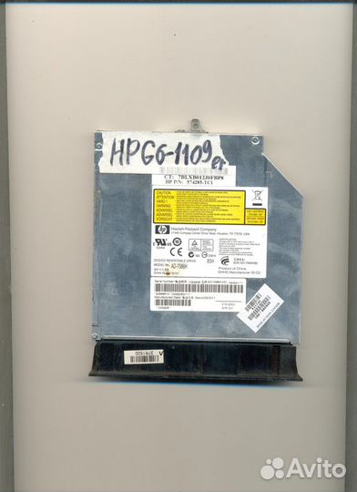 DVD привод ноутбука HP G6-1109er