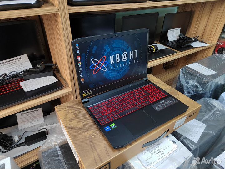 Новенький игровой ноутбук Acer Nitro 11400H+RTX305