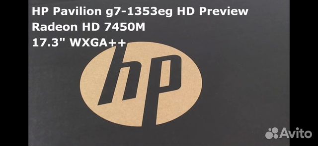 Ноутбук hp pavilion g7