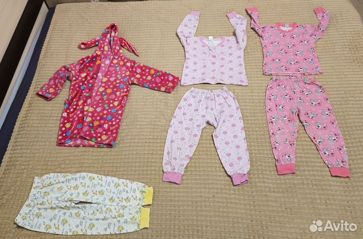 Детская одежда для девочек 110 116 пакетом