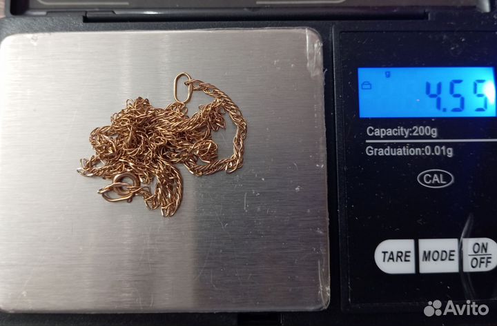 Золотая цепь женская 585