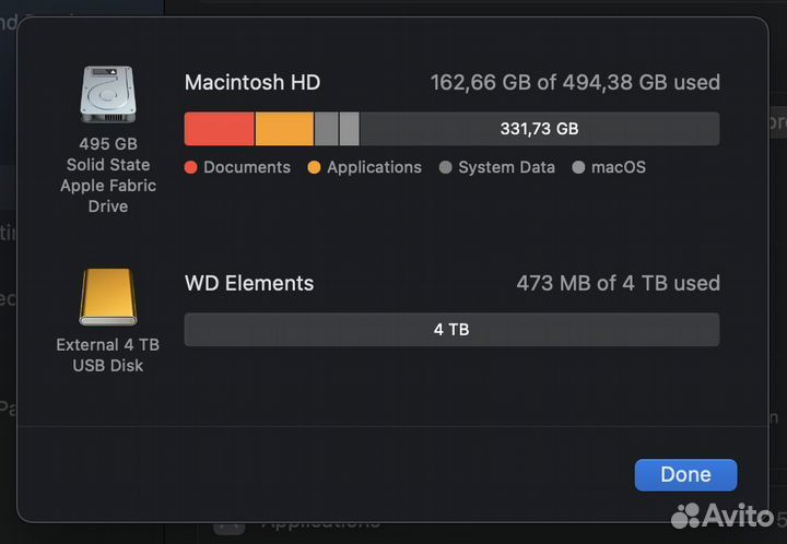 Внешний жёсткий диск 4тб WD Elements Desktop