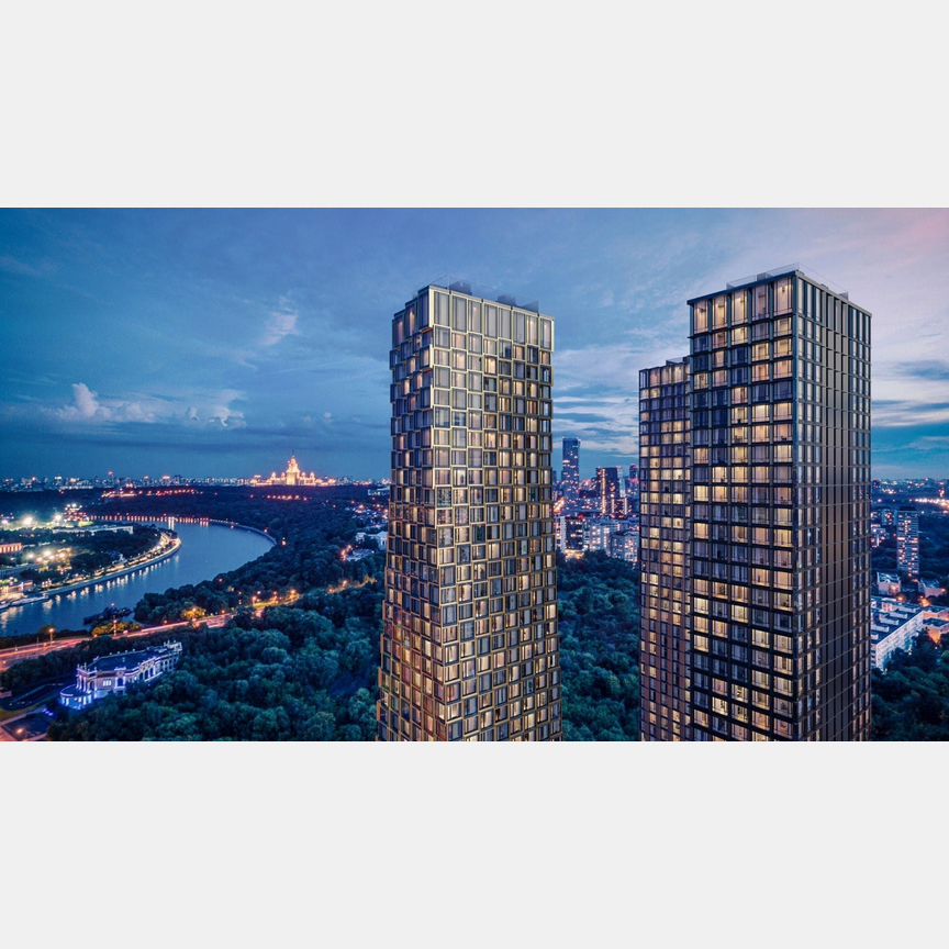 2-к. квартира, 68,6 м², 40/41 эт.