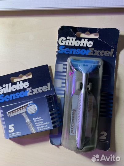 Станки для бритья Gillette и кассеты