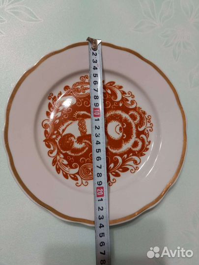 Настенная декоративная тарелка СССР Олимпиада 80