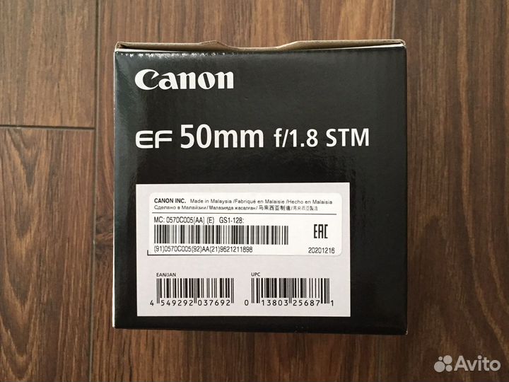 Canon EF 50mm f/1.8 STM Новый-Гарантия