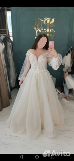 Свадебное платье 52 размер новое