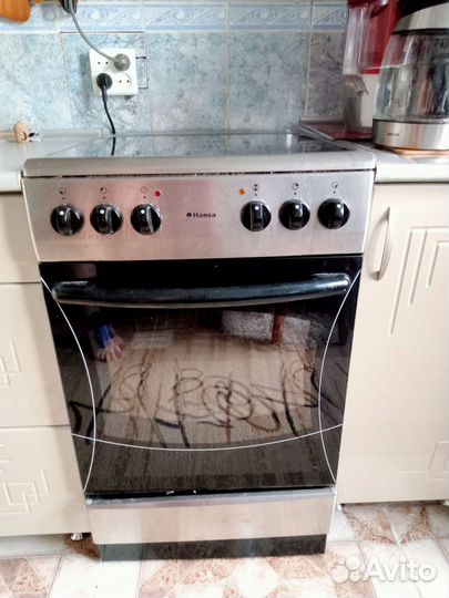 Плита электрическая стеклокерамика hansa