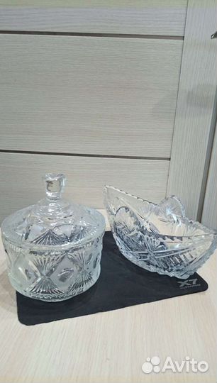 Хрустальная конфетница