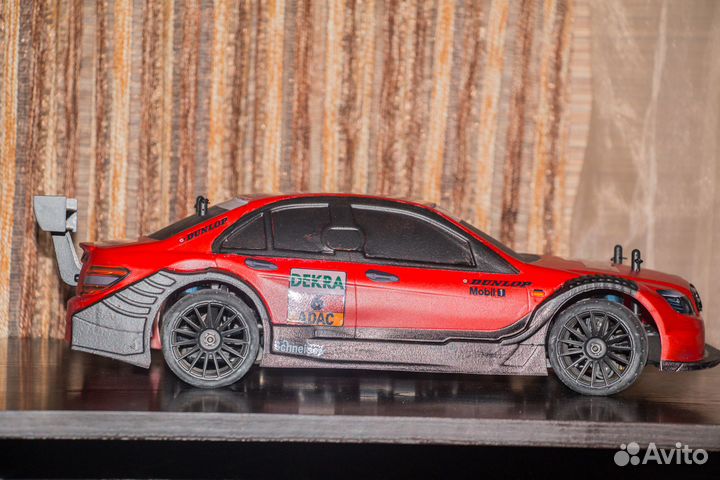 Машинка на радиоуправлении с двс AMG Mercedes C