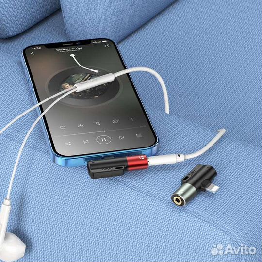 Адаптер переходник lightning на 3,5mm