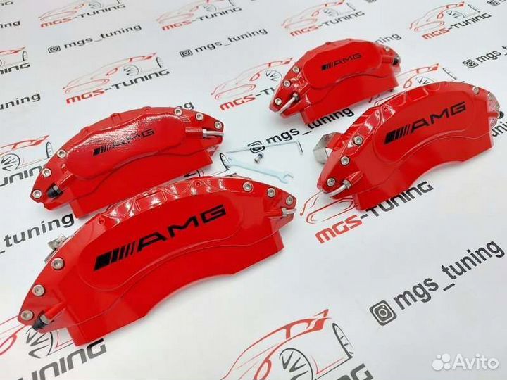 Накладки на суппорта AMG металл Mercedes GLE v167