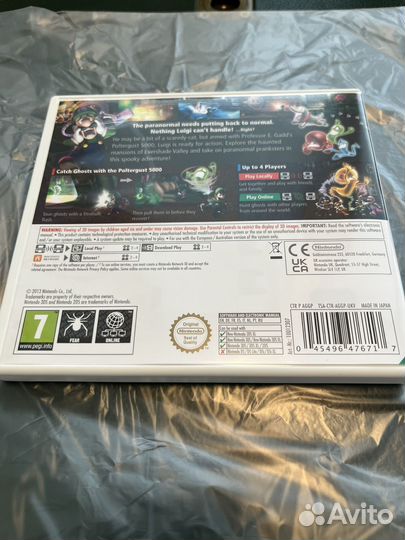 Картридж Luigi’s Mansion 2 для Nintendo 3Ds