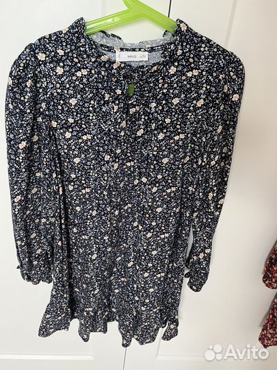 Mango платье для девочки 128 вискоза