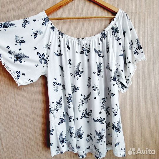 Блузка туника 56 58 вискоза Германия