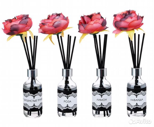 Ароматизатор с палочками и декором, 50 мл