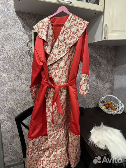 Костюм деда мороза красный