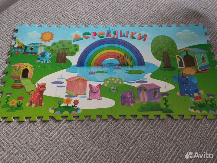 Детский коврик пазл