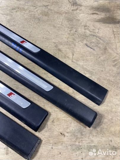 Накладка на порог салона Audi A6 4F5 AUK 2005-2008