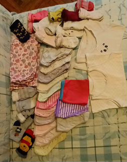 Пижама, носки и белье для девочки пакетом