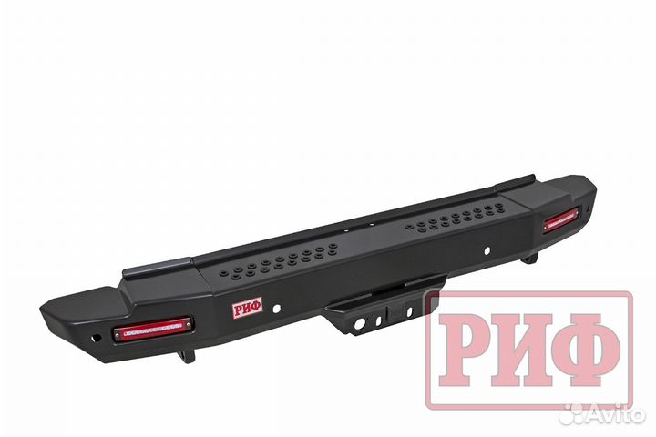 Силовой бампер задний Toyota LC 200, RIF200-22150