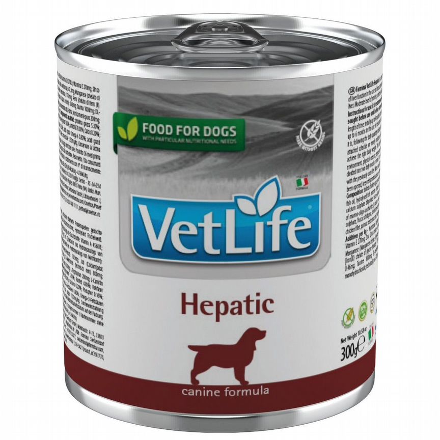 Farmina Vet Life Dog Hepatic корм для собак