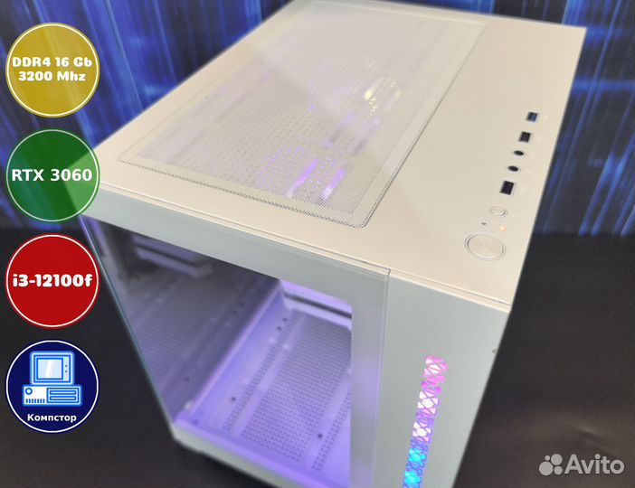 Мощный компьютер i3-RTX3050-16DDR4-WYT04562938-H610