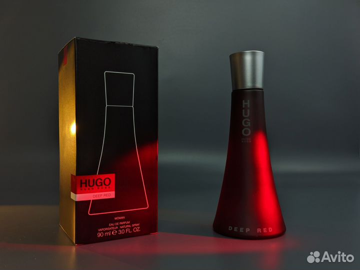 Аромат hugo boss deep RED для сексуальной женщины