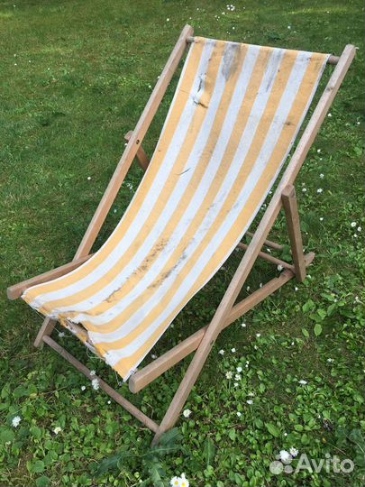 Деревянные шезлонги винтаж СССР