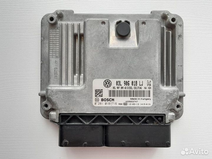 Блок управления двигателем 2.0 TDI clja VAG