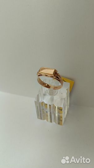 Золотое кольцо мужское