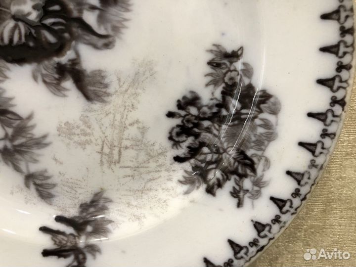 Тарелка Кузнецов 19 век