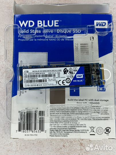 Ssd m2 1tb wd blue 3D nand