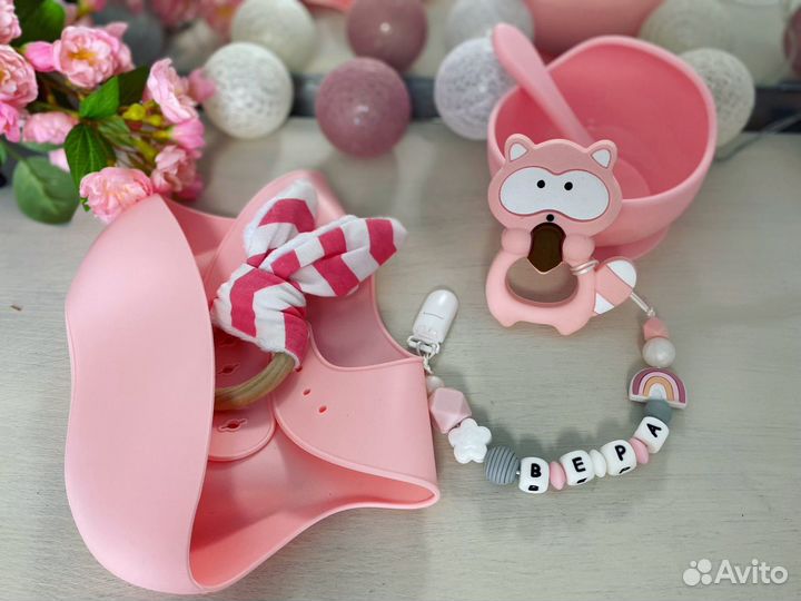 Силиконовые держатели для пустышки