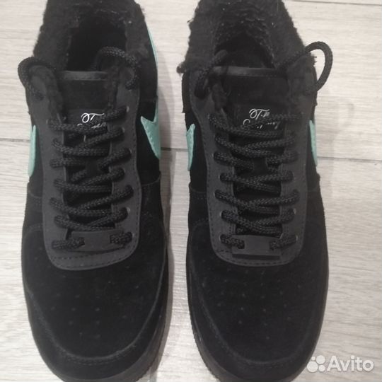 Кроссовки Nike air force 1 с мехом