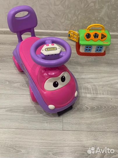 Машинка каталка для девочки